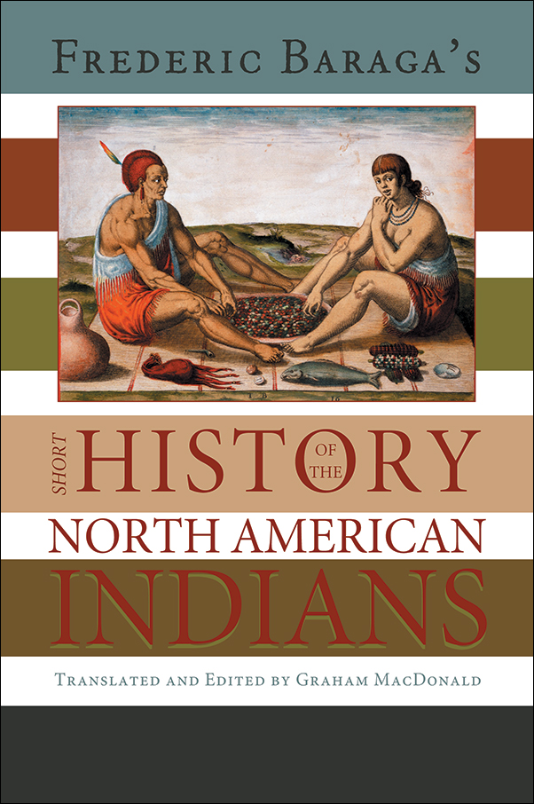 image of the book cover of Frederick Baraga’s Short History of the North American Indians