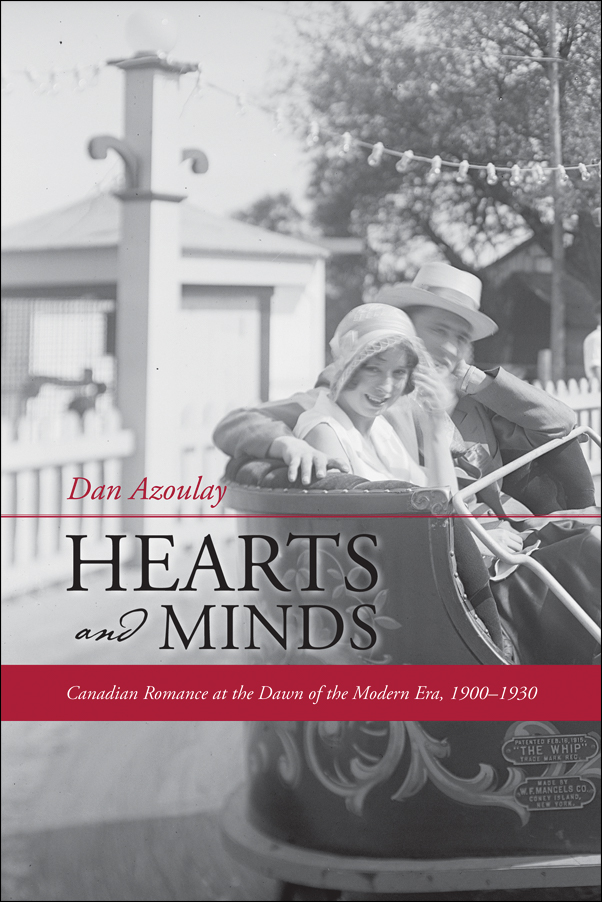 image of the book cover of Hearts and Minds: Canadian Romance at the Dawn of the Modern Era, 1900-1930