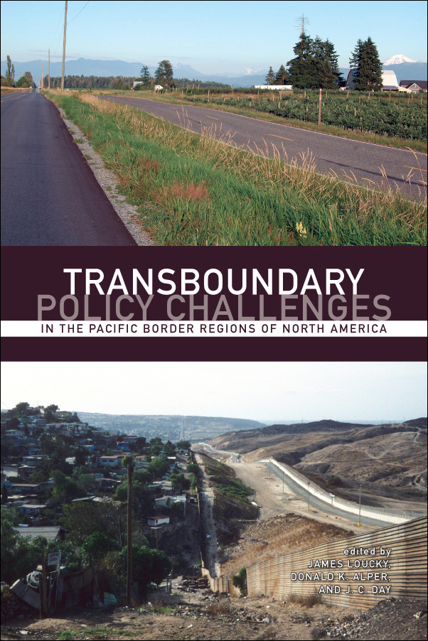 Book Cover for: Transboundary Policy Challenges in the Pacific Border Regions of North America