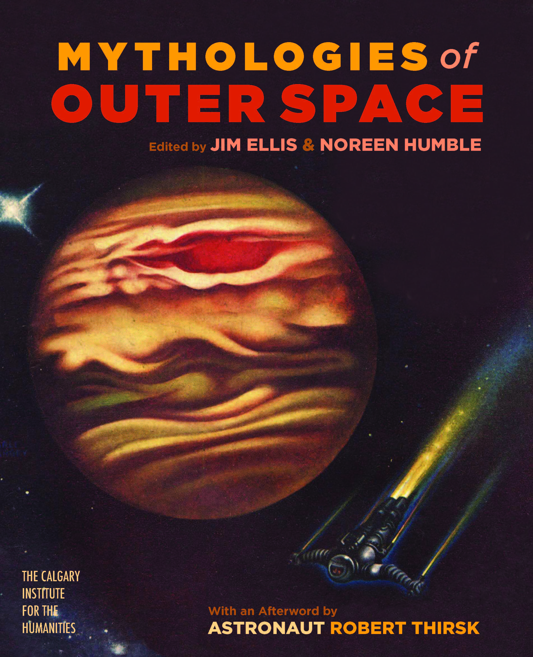 image of the book cover of Mythologies of Outer Space